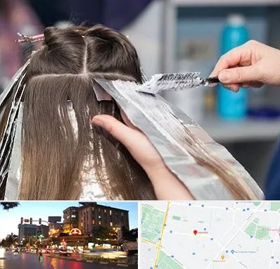 آرایشگاه رنگ مو در بلوار سجاد مشهد