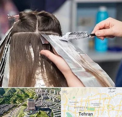 آرایشگاه رنگ مو در شمال تهران
