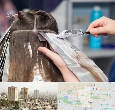 آرایشگاه رنگ مو در منطقه 5 تهران