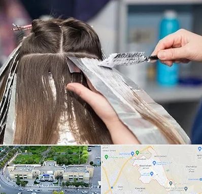 آرایشگاه رنگ مو در نسیم شهر