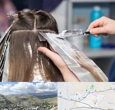 آرایشگاه رنگ مو در رودهن