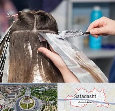 آرایشگاه رنگ مو در صفادشت