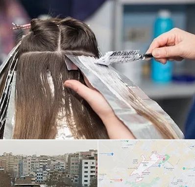 آرایشگاه رنگ مو در محمد شهر کرج