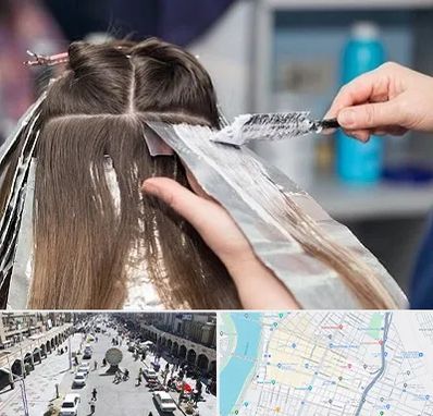 آرایشگاه رنگ مو در نادری اهواز