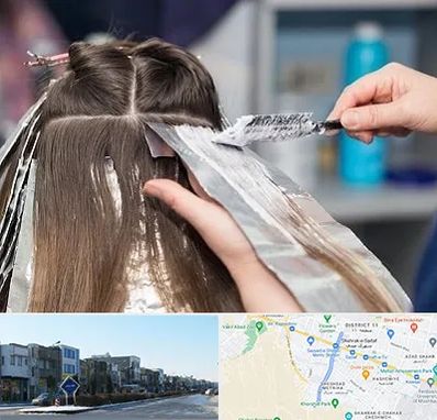 آرایشگاه رنگ مو در شریعتی مشهد