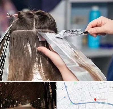 آرایشگاه رنگ مو در ابوریحان تبریز