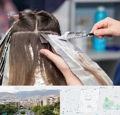 آرایشگاه رنگ مو در خانی آباد