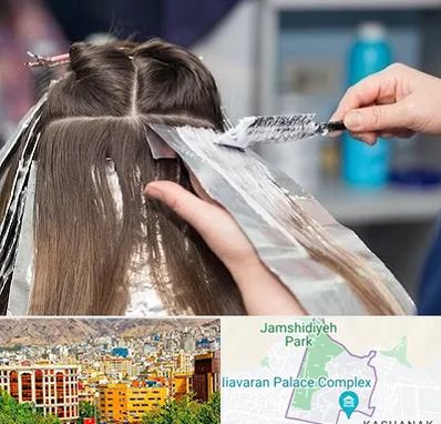 آرایشگاه رنگ مو در نیاوران