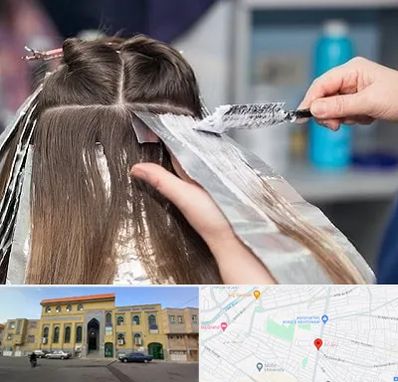 آرایشگاه رنگ مو در زنبیل آباد قم