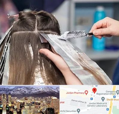 آرایشگاه رنگ مو در جردن