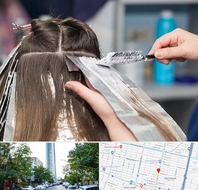 آرایشگاه رنگ مو در امامت مشهد