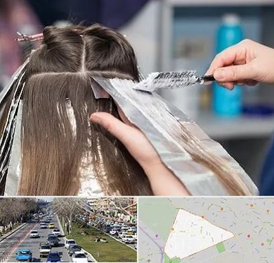 آرایشگاه رنگ مو در احمدآباد مشهد