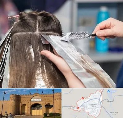 آرایشگاه رنگ مو در ایرانشهر