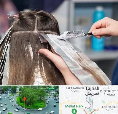 آرایشگاه رنگ مو در تجریش