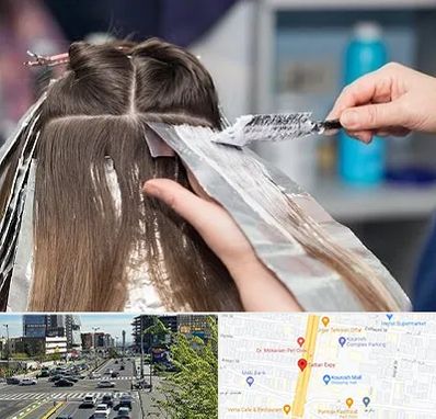 آرایشگاه رنگ مو در ستاری