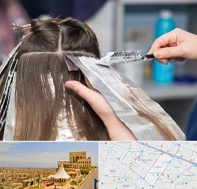 آرایشگاه رنگ مو در هاشمیه مشهد