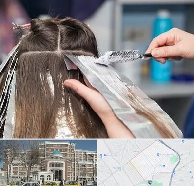 آرایشگاه رنگ مو در طلاب مشهد