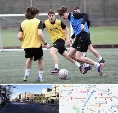 باشگاه فوتبال در خیابان ملاصدرا شیراز