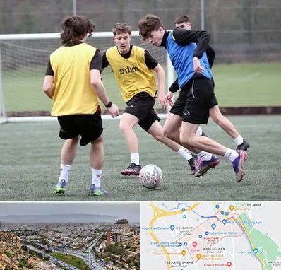 باشگاه فوتبال در معالی آباد شیراز