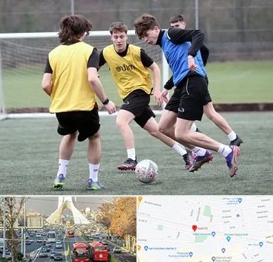 باشگاه فوتبال در خیابان آزادی