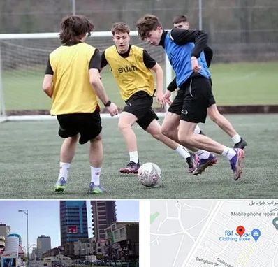 باشگاه فوتبال در چهارراه طالقانی کرج