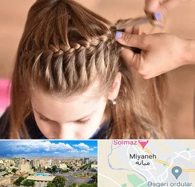 بافت مو در میانه