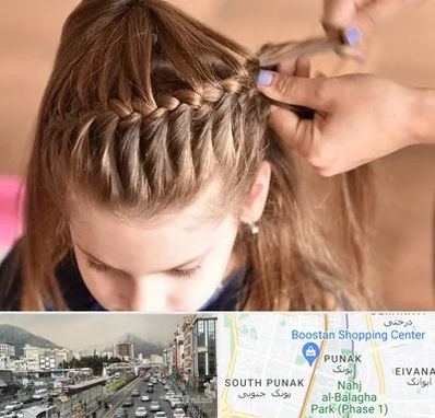 بافت مو در پونک 