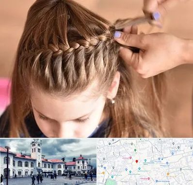 بافت مو در میدان شهرداری رشت