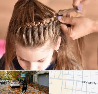 بافت مو در خیابان فلسطین