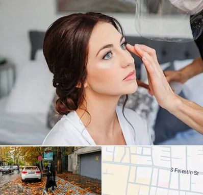 آرایشگاه عروس در خیابان فلسطین