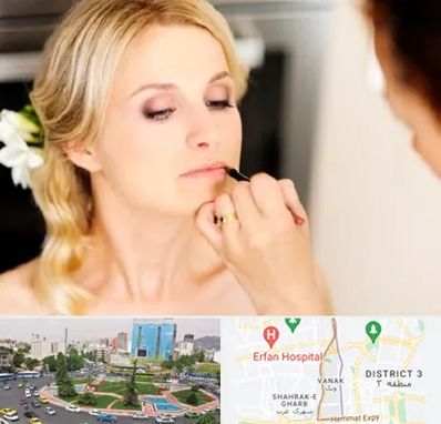 سالن زیبایی عروس در ونک 