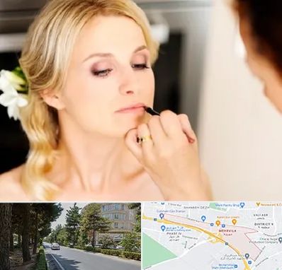سالن زیبایی عروس در مهرویلا کرج