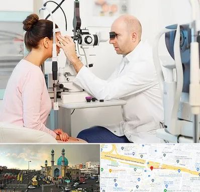 چشم پزشکی شبانه روزی در رسالت