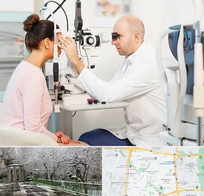 چشم پزشکی شبانه روزی در باغ فیض