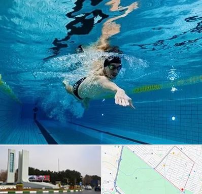 باشگاه شنا در بلوار فلسیطین مشهد