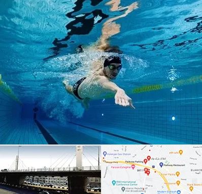 باشگاه شنا در پارک وی