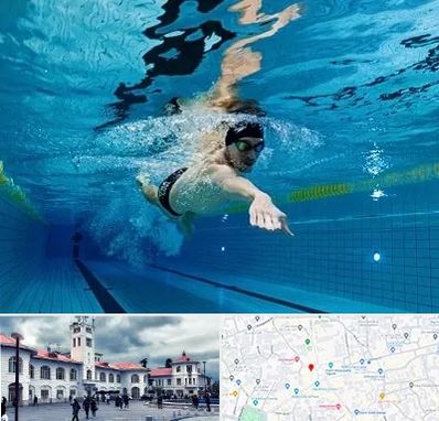 باشگاه شنا در میدان شهرداری رشت