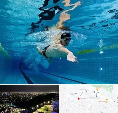 باشگاه شنا در هفت تیر مشهد