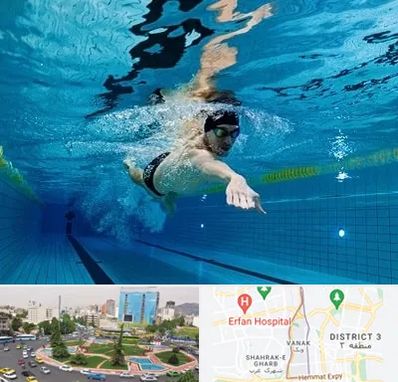 باشگاه شنا در ونک تهران