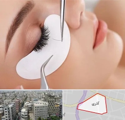 آموزش اکستنشن مژه در آذری