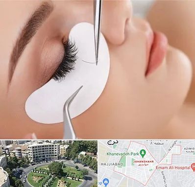 آموزش اکستنشن مژه در جهانشهر کرج 