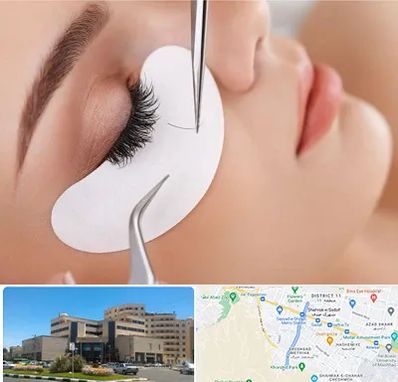 آموزش اکستنشن مژه در صیاد شیرازی مشهد