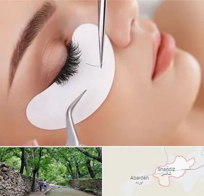 آموزش اکستنشن مژه در شاندیز مشهد