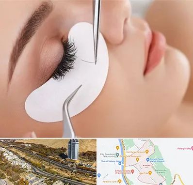 آموزش اکستنشن مژه در خیابان نیایش شیراز