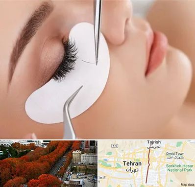 آموزش اکستنشن مژه در ولیعصر 