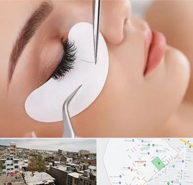 آموزش اکستنشن مژه در شمیران نو