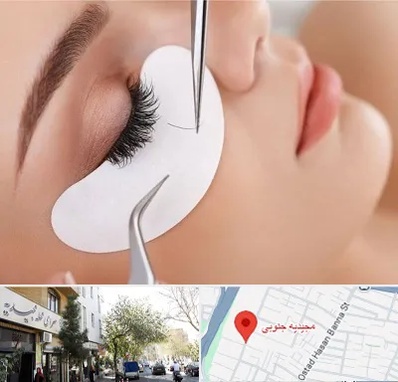 آموزش اکستنشن مژه در مجیدیه جنوبی