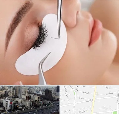 آموزش اکستنشن مژه در زرتشت