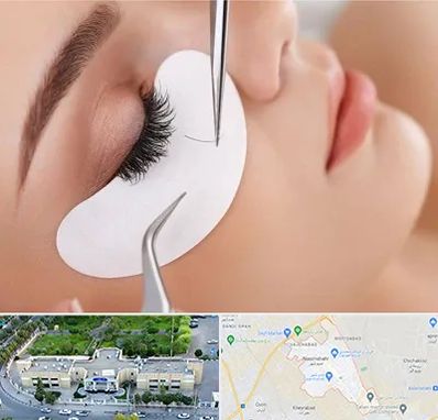 آموزش اکستنشن مژه در نسیم شهر