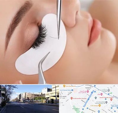 آموزش اکستنشن مژه در خیابان ملاصدرا شیراز